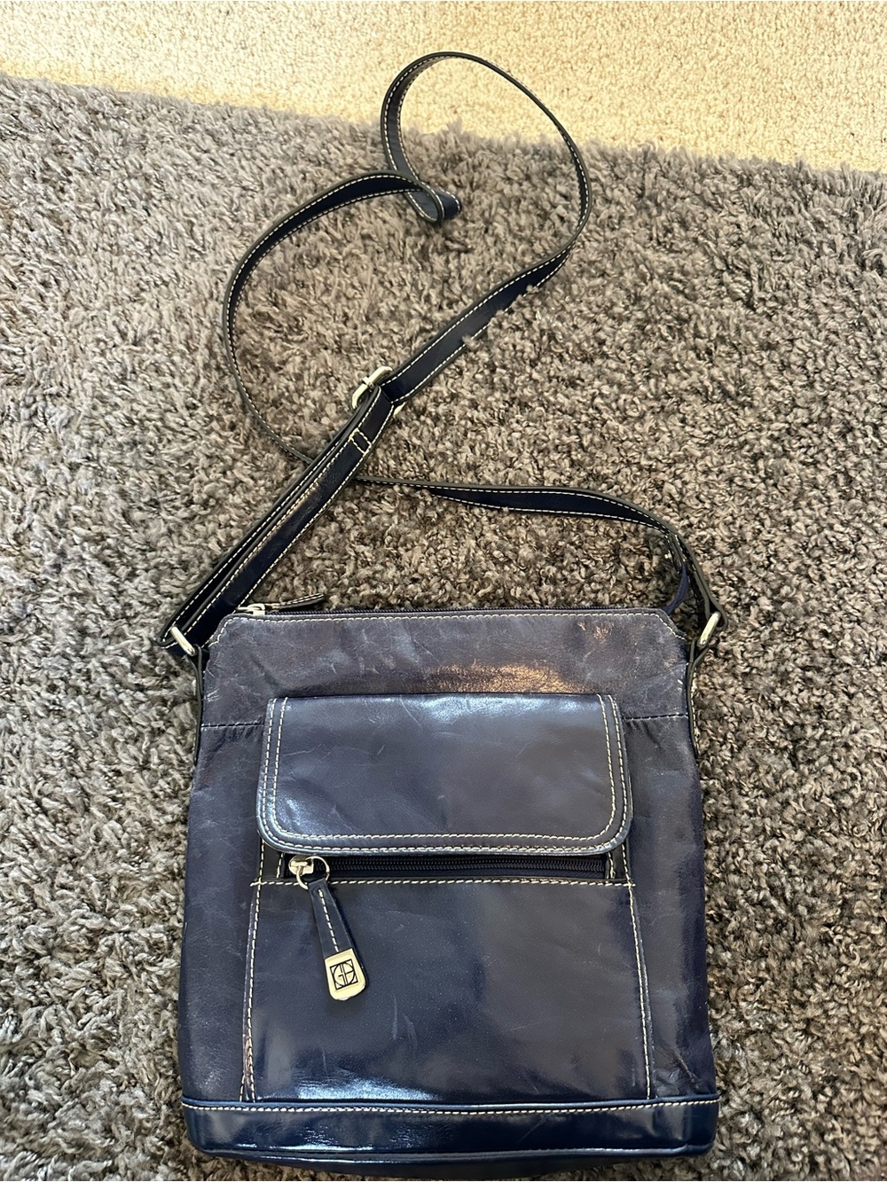 Gianni Bernini Purse Blue